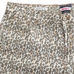 Hot Kiss | Skinny Lily Gold Chita Print Jeans